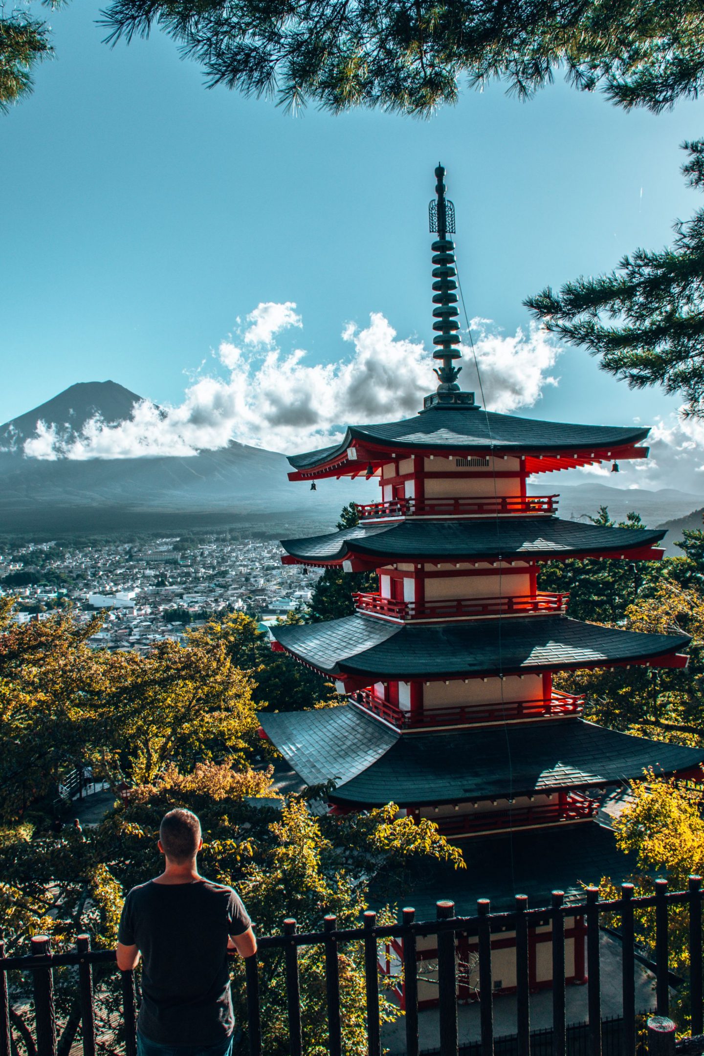 Fuji Berg mit Japans bester Aussicht